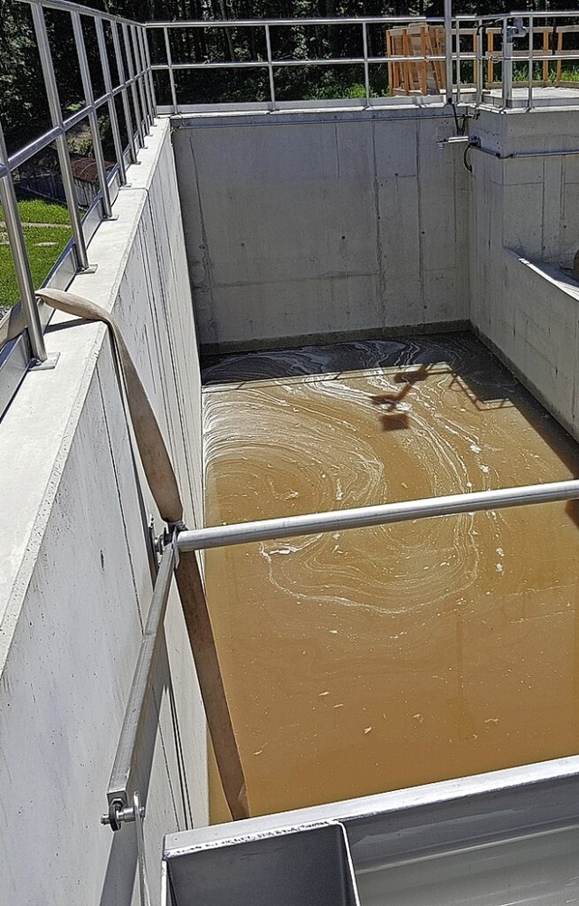 Ein Regenberlaufbecken wie in Bernau ...erverbands auch in Wollbach entstehen.  | Foto:  Gemeinde