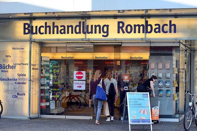 Die Buchhandlung Rombach in Freiburg erhlt ein Gtesiegel. Archivbild.  | Foto: Ingo Schneider