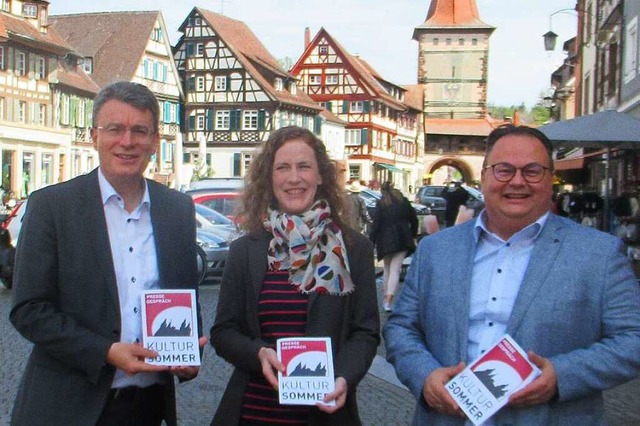 Thorsten Erny, Henrike von Heimburg un...das Gengenbacher Kultursommer-Programm  | Foto: Susanne Kerkovius