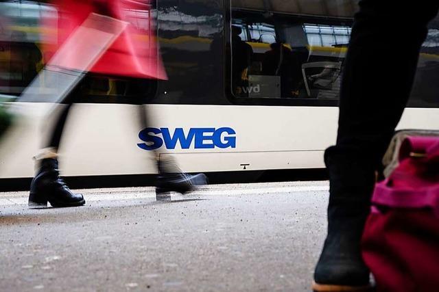 Verdi-Streik sorgt für Ausfälle im SWEG-Bus- und Bahn-Verkehr