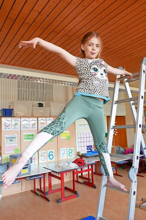 Akrobatik und Clowntheater statt Mathe...s macht derzeit Schule in St. Mrgen.   | Foto: Susanne Filz