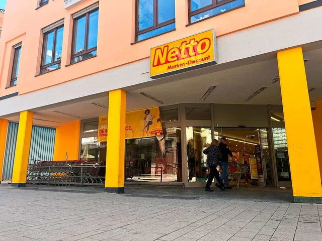 Der Netto-Discounter schliet offenbar...t Interesse, in die Rume einzuziehen.  | Foto: Sarah Trinler