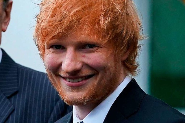 Erleichtert: Ed Sheeran. Am morgigen F...tel &#8222;&#8211;&#8220;  (Subtract).  | Foto: TIMOTHY A. CLARY (AFP)