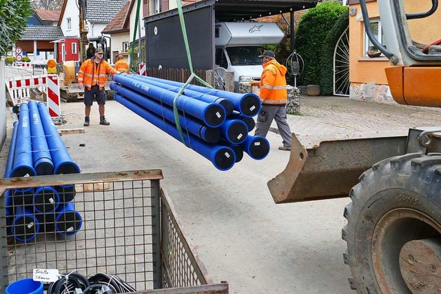 Fr die Kanalsanierungen wie hier in d... die Gemeinde zum Teil hohe Zuschsse.  | Foto: Martina David-Wenk