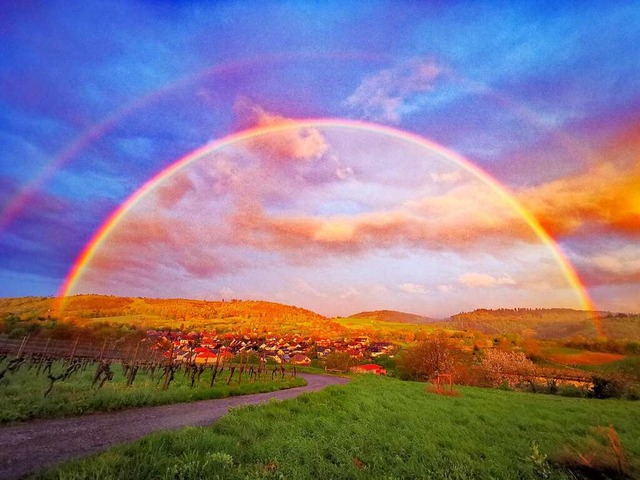 Wundervoller Regenbogen.  | Foto: Botho Jenne