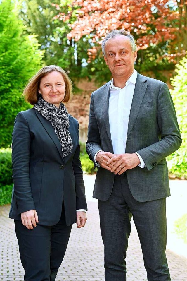 Das Leitungsteam der Freiburger Stadtb...dalena Szablewska und Matthias Mller   | Foto: Thomas Kunz