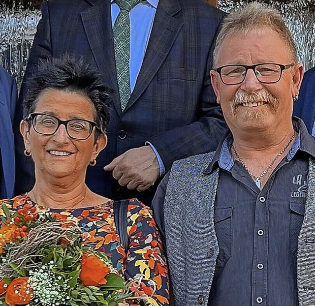 Michael Wissler mit  Frau Ruth  | Foto: Stadt Weil am Rhein