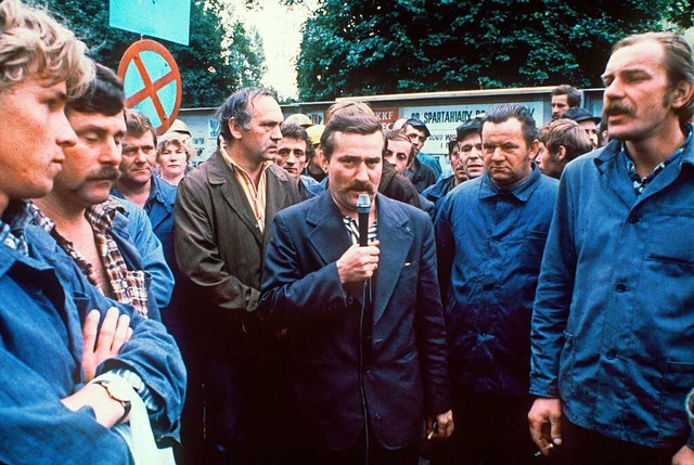 Eine Ereignis, dessen Augenzeuge Garto... Streik auf der Lenin-Werft in Danzig.  | Foto: AFP
