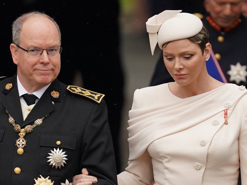 Albert II. Frst von Monaco und Frstin Charlene von Monaco.