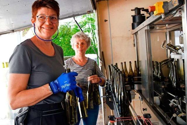 Rekord-Abfllung bei der IG Weinbau in Herten