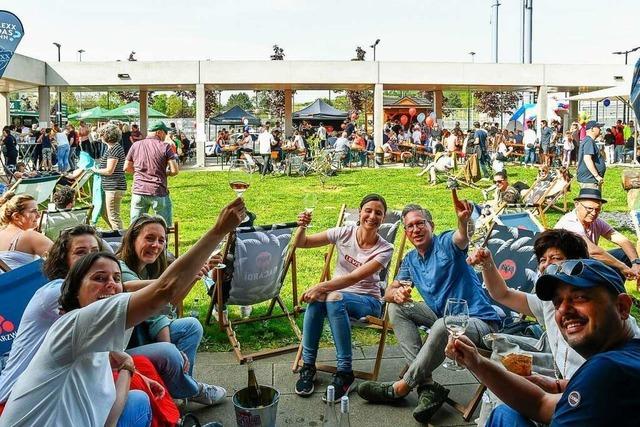 Mehr als 2000 Besucher kommen zum Lahrer Festival rund um den Wein