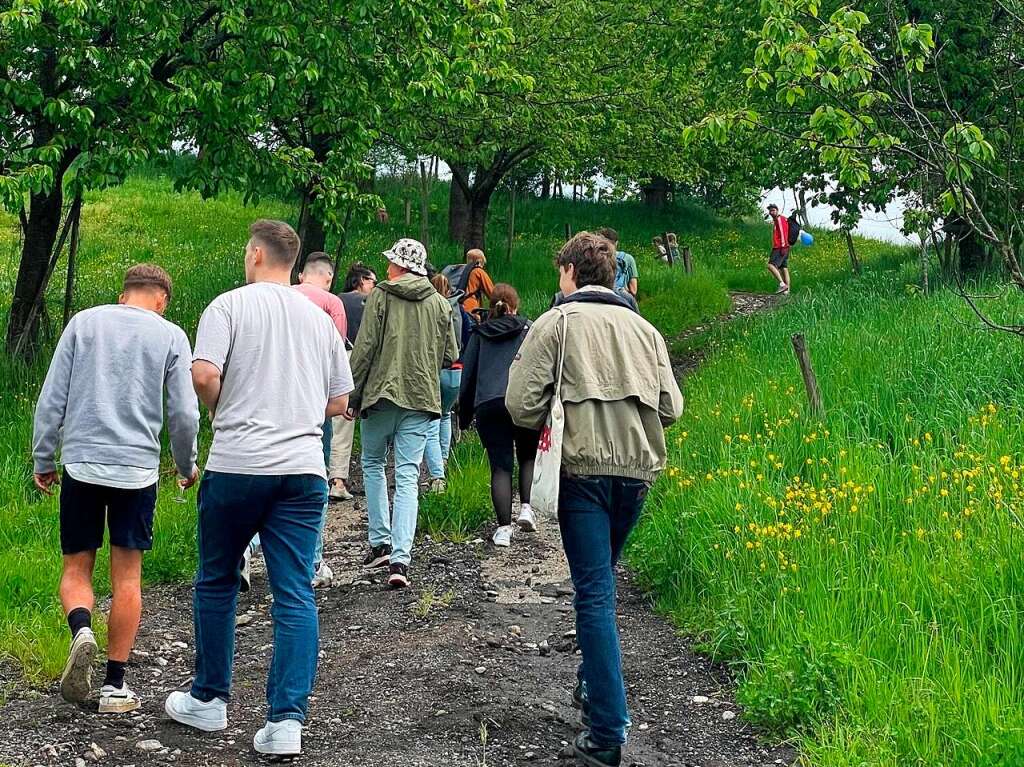 Von Weingut zu Weingut zogen wein- und wanderlustige Menschen am Sonntag in Gundelfingen-Wildtal.