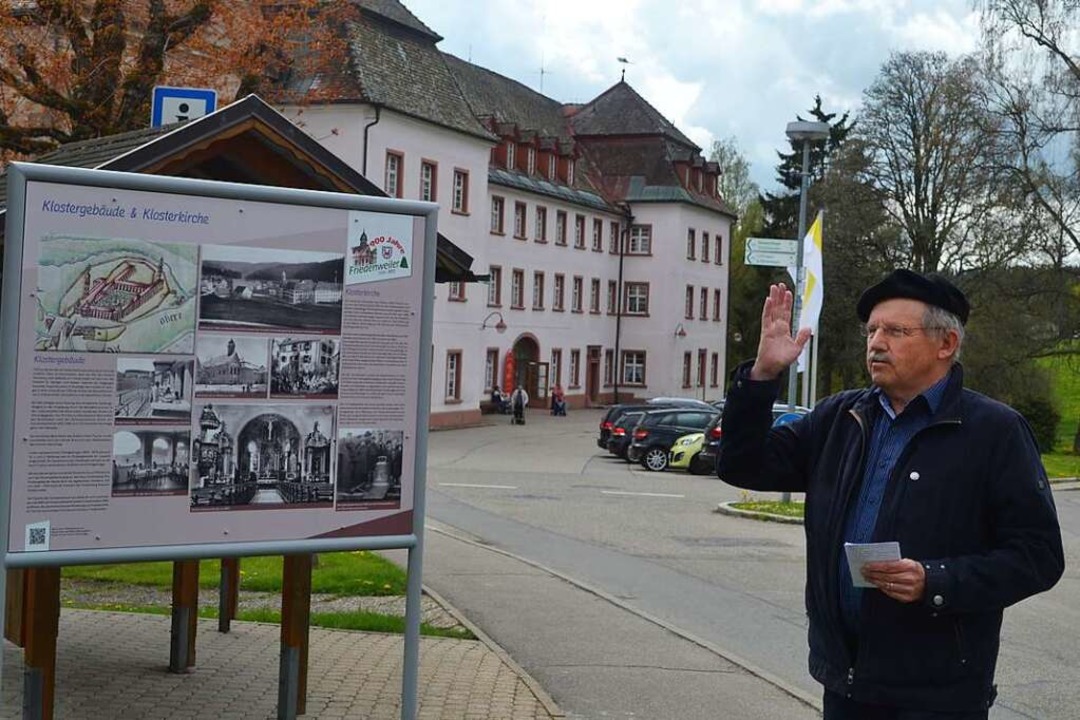 Peter Reineck gab Einblicke in die 900-jährige Geschichte von Friedenweiler.  | Foto: Liane Schilling