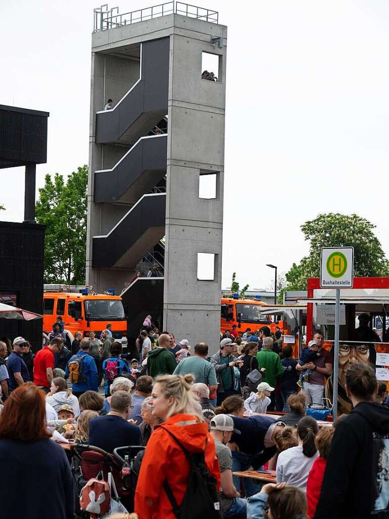 In der Fba trainieren Ausbilder die Feuerwehrleute. Die Anlage ist ein gemeinsames Projekt von Stadt Freiburg und Kreis Breisgau-Hochschwarzwald.