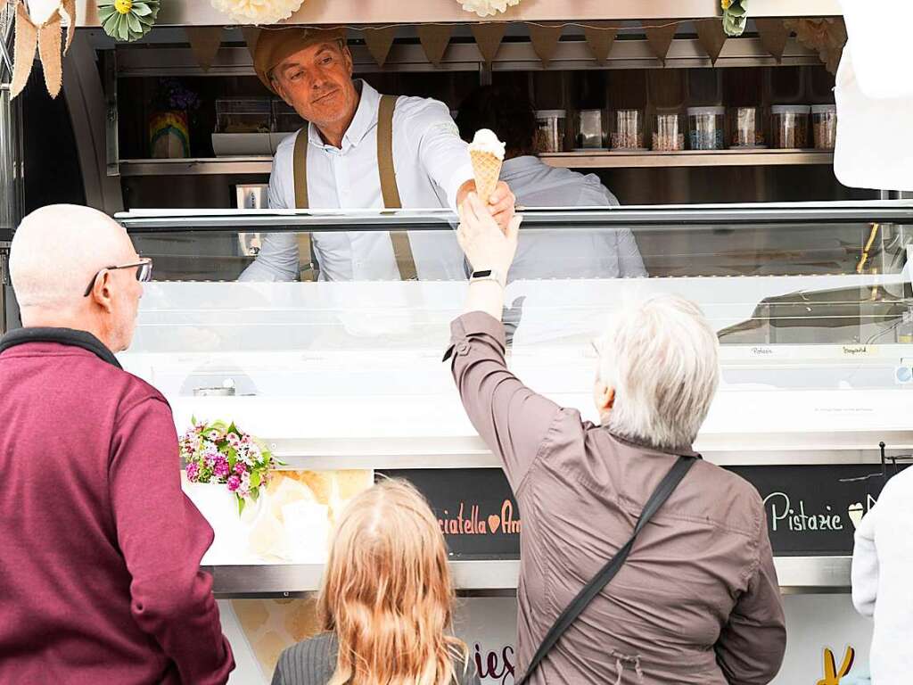 Feuer und Eis, auch am Sonntag eine beliebte Kombination