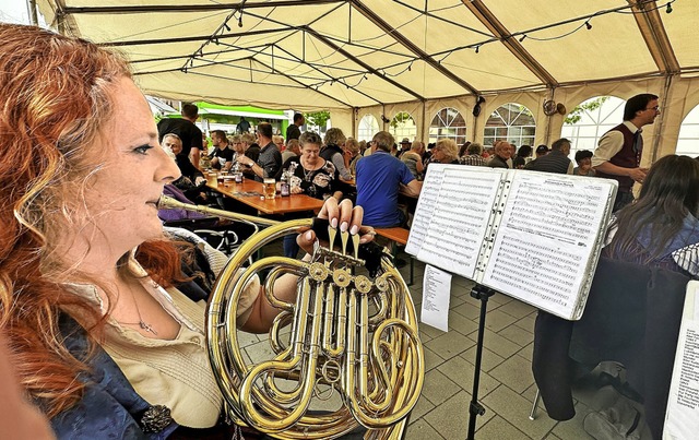 Verschiedene Ensembles spielten in Gottenheim.   | Foto: Daniel Hengst