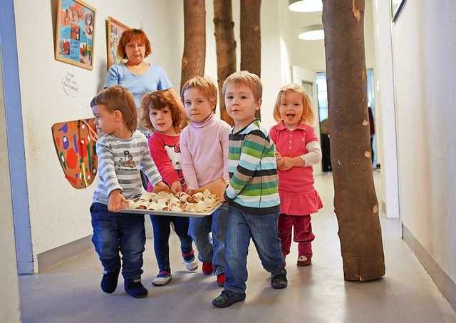 Der Personalmangel in Kindergrten fh...chtspflicht gewhrleistet werden kann.  | Foto: Georg Wendt