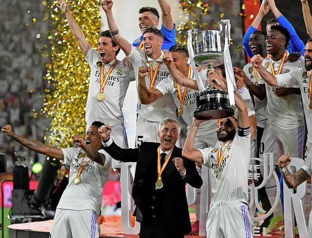 Im vergangenem Jahr triumphierte einmal mehr &#8211; Real Madrid.  | Foto: ANDER GILLENEA (AFP)