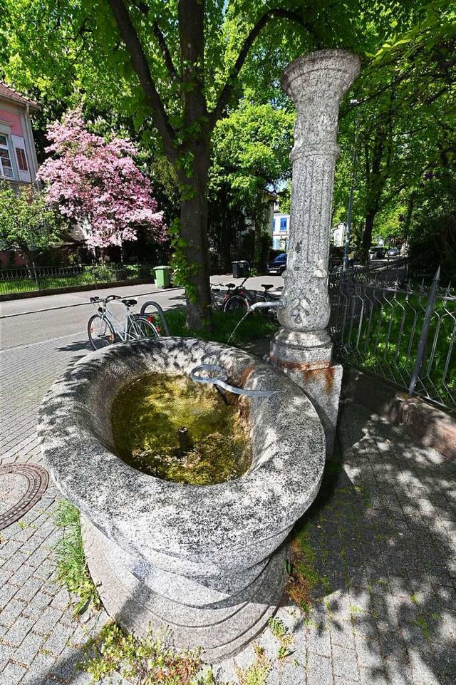 Trinkwasser bietet zum Beispiel der Br... der Ecke Marienstrae/ Dreisamstrae.  | Foto: Thomas Kunz