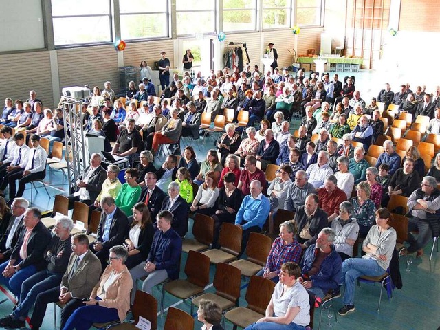 Viele Besucher kamen zum Brgerempfang.  | Foto: Anita Werner