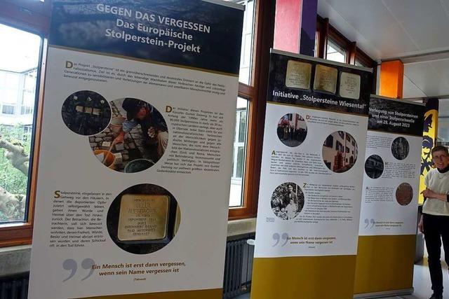 Schopfheimer Initiative Stolpersteine hat eine Wanderausstellung erstellt