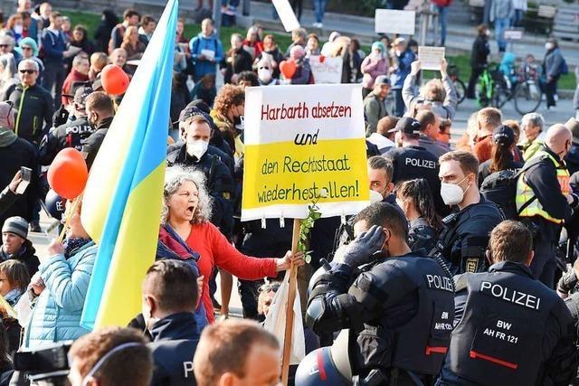 Die Freiburger Polizei ist im Stress wegen Demos und der LEA