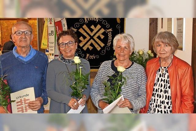 Zwei neue Ehrenmitglieder im Turnverein Hofweier