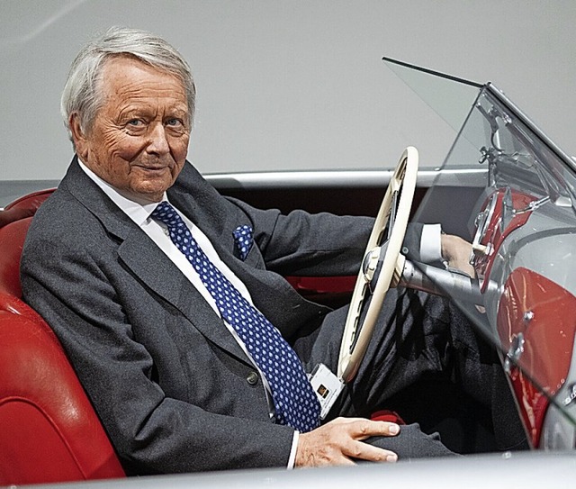 Wolfgang Porsche im Porsche-Museum  | Foto: Marijan Murat (dpa)