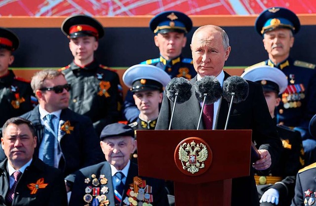 Wladimir Putin bei den Feierlichkeiten zum &#8222;Tag des Sieges&#8220;  | Foto: GAVRIIL GRIGOROV (AFP)