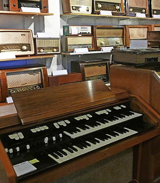 Hammond-Orgel (von) im Radiomuseum in Efringen-Kirchen.  | Foto: Victoria Langelott