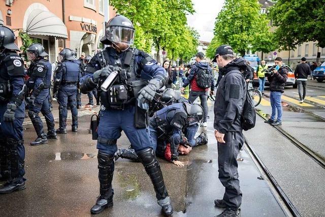 Der Basler Polizeieinsatz am 1. Mai kostete 600.000 Franken