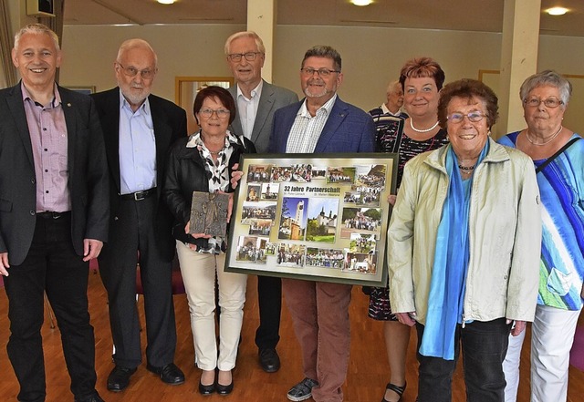 Das letzte offizielle  Partnerschaftst..., Alexandra Sieber und Christa Langer.  | Foto: Horst Donner