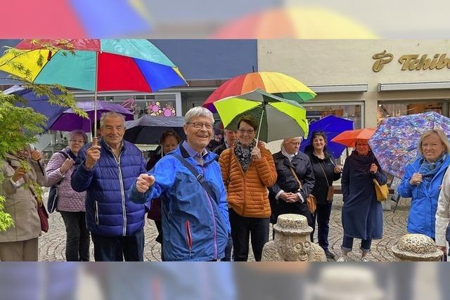 Brunnenfhrung bei strmendem Regen