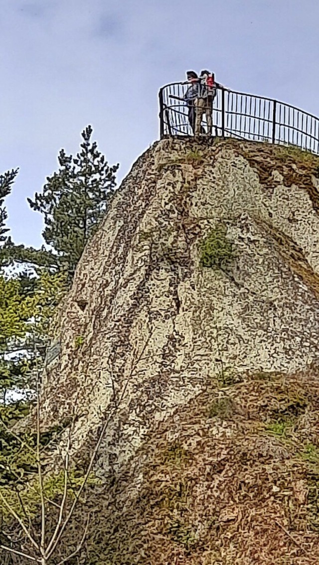Auf den Felsenpfad in Oberprechtal fh...&#8211; einschlielich Felsbesteigung.  | Foto: Kurt Meier