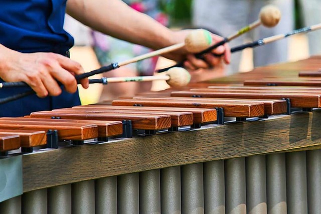 Virtuoses Spiel auf unterschiedlichste...rger Schlagzeugensembles (Symbolbild).  | Foto: Frank  (stock.adobe.com)