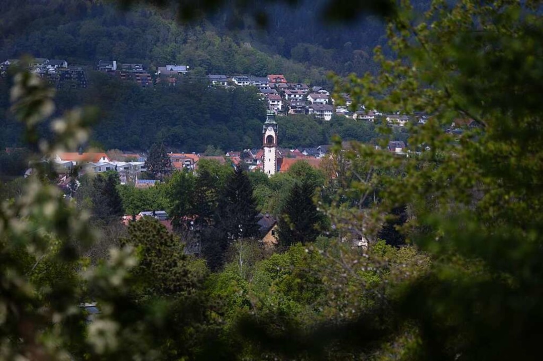 Blick von Waldkirch auf den Stadtteil ...eis Emmendingen hat viele grne Ecken.  | Foto: Patrik Mller