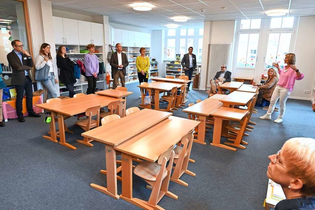 Andere Klassenzimmer hneln eher einem...Lernbereich, drumherum gengend Platz.  | Foto: Thomas Kunz