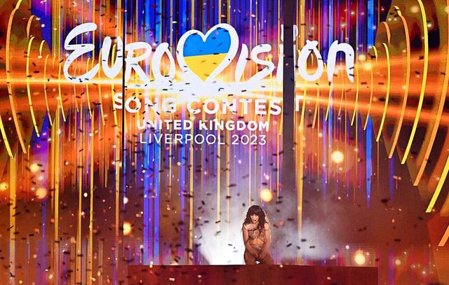 Loreen aus Schweden errang zum zweiten...eg bei der grten Musikshow der Welt.  | Foto: Peter Kneffel (dpa)