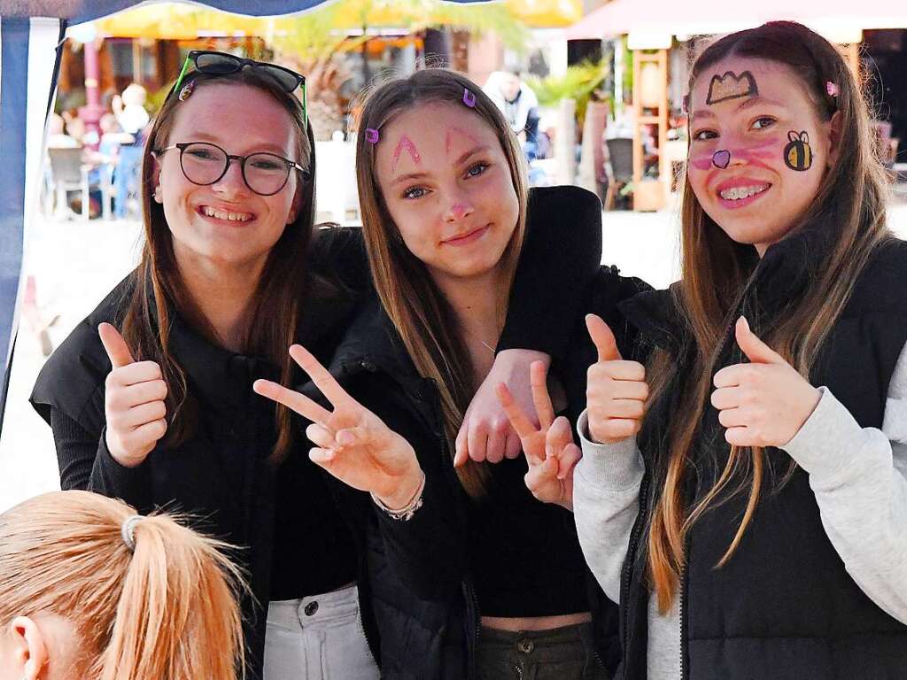 Auf den Straen und Pltzen in der Innenstadt war am Samstag so richtig was los.