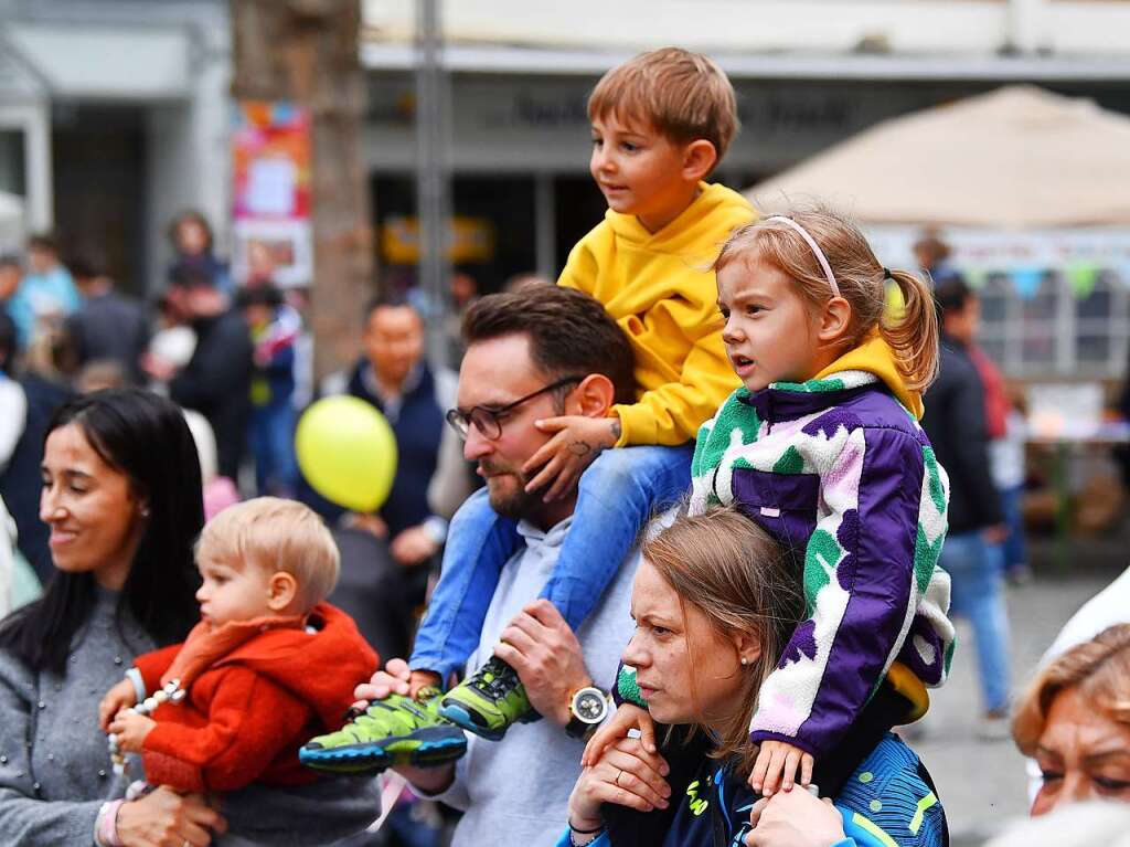 Auf den Straen und Pltzen in der Innenstadt war am Samstag so richtig was los.