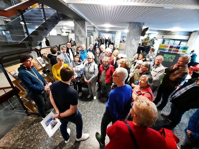 Viel Anklang fanden die Fhrungen durc... Rathauses, die stndlich stattfanden.  | Foto: Hannes Lauber