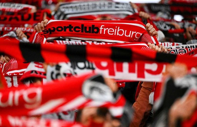 Die Fans des SC Freiburg drfen sich a...; wahrscheinlich in der Europa League.  | Foto: Marijan Murat (dpa)