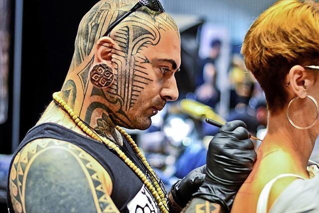 Bei der Tattoo & Art Show in Offenburg zeigen 200 internationale Ttowierer ihr Knnen