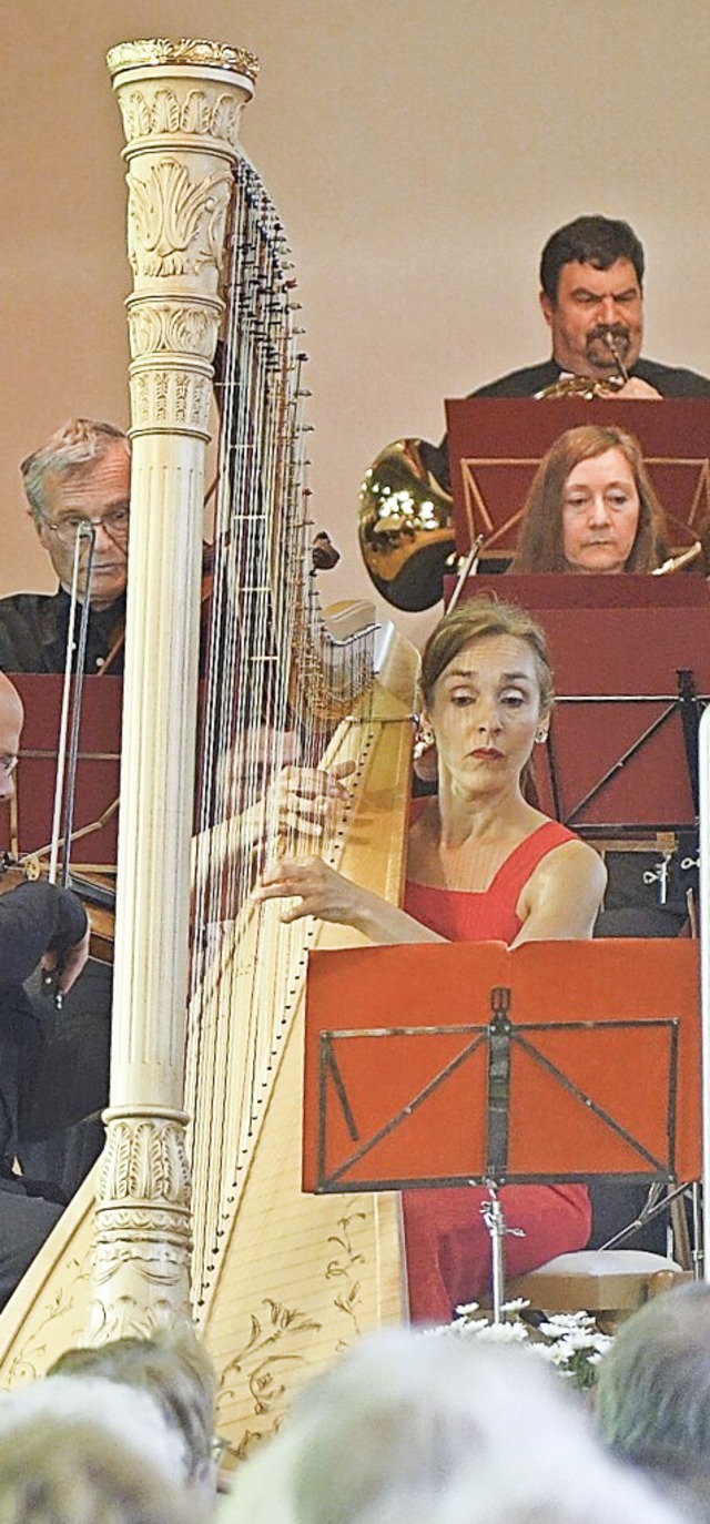 Klangzauber: Die Weiler Orchestergesel...Zuhrer in der Altrheinhalle in Mrkt.  | Foto: Roswitha Frey