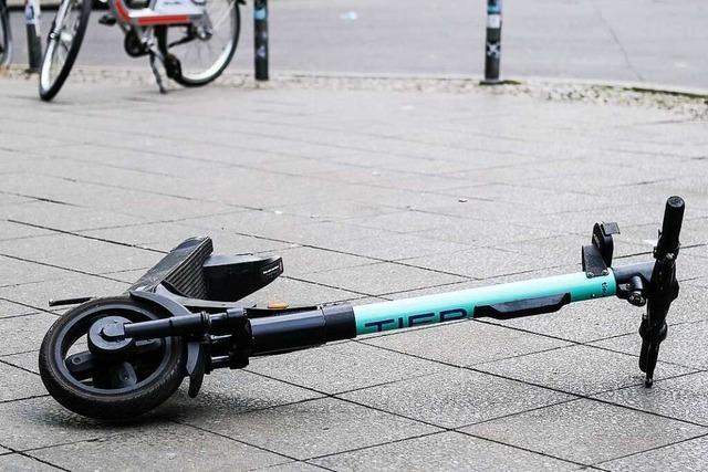 Fast zwei Promille: 20-Jhriger strzt mit dem E-Scooter