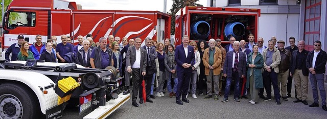 Auf groes Interesse stie das grenzb... Gelegenheit zum angeregten Austausch.  | Foto: Stadt Rheinfelden