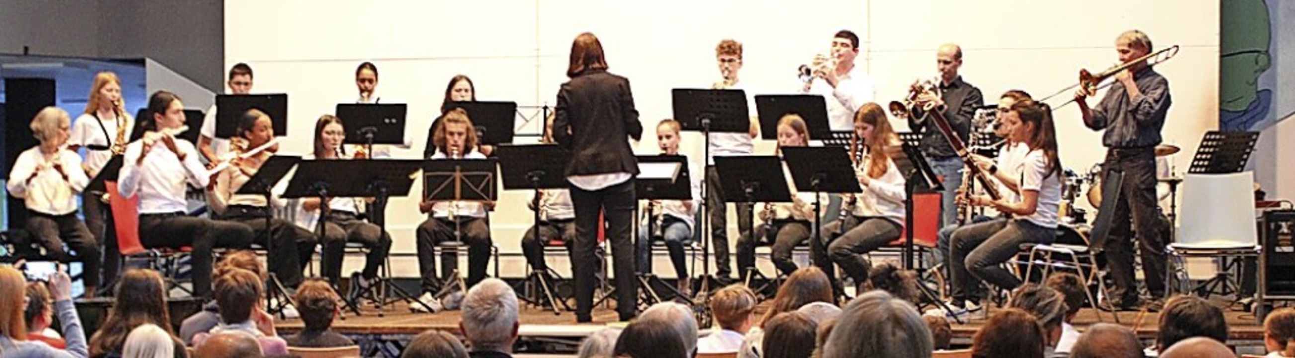 Das Jugendorchester Forte Panini der Musikschule.  | Foto: Enya Steinbrecher
