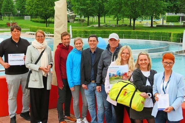 Freibad in Lrrach erffnet mit dem Schlersportfest Badenova bewegt