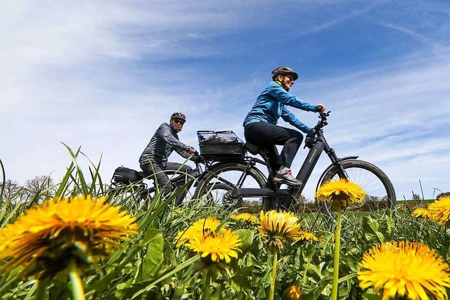 Das richtige Wetter fr eine Radtour  | Foto: Thomas Warnack (dpa)