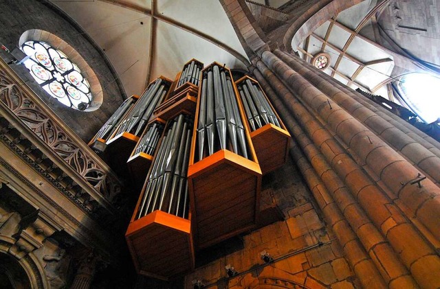 Die Mnsterorgel in Freiburg  | Foto: Michael Bamberger